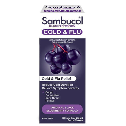 Sambucol Cold & Flu Syrup 120ml