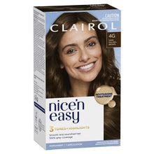 Clairol Nice N Easy 4G Dark Golden Brown Permanent Hair Colour