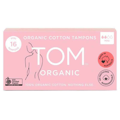 TOM Organic Tampons Mini 16 Pack