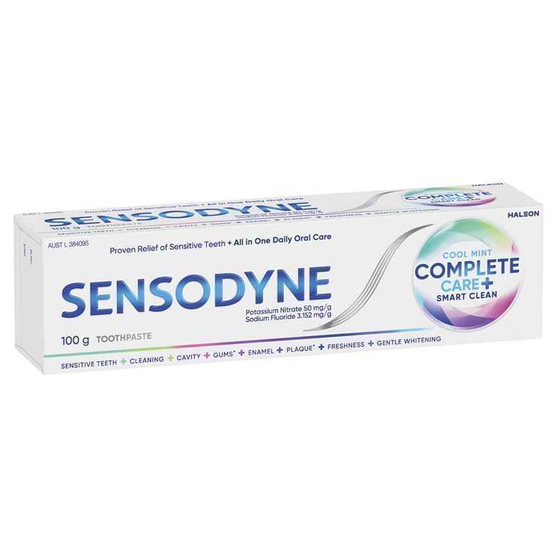 Sensodyne Toothpaste Complete Care + Smart Clean Cool Mint 100g
