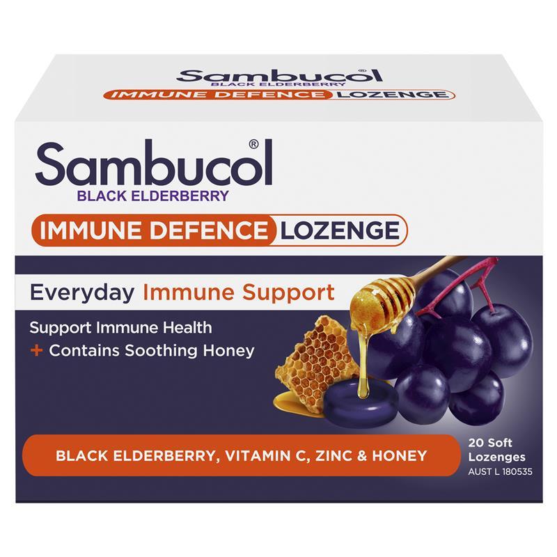 Sambucol Immune Defence- 20 throat lozenges