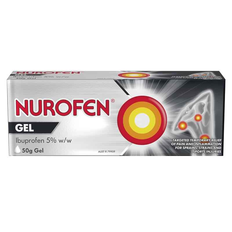 Nurofen Pain and Inflammation Relief Gel 5% Ibuprofen 50g