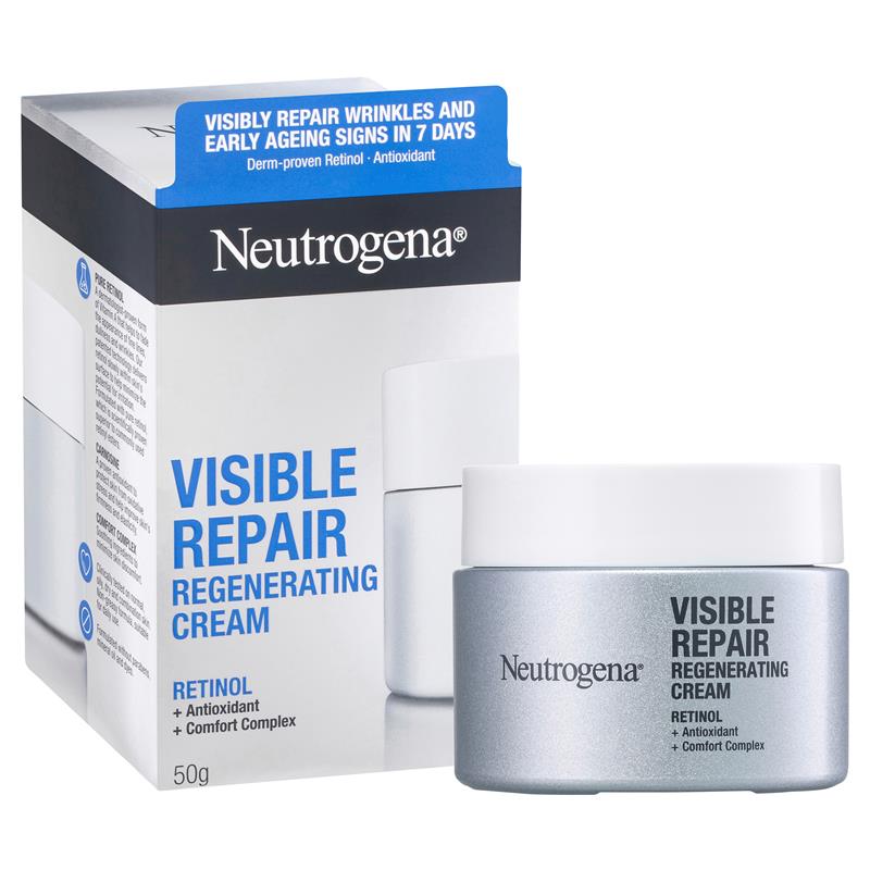 Neutrogena Visible Repair Retinol Regenerating Cream 50g - GimmeNow