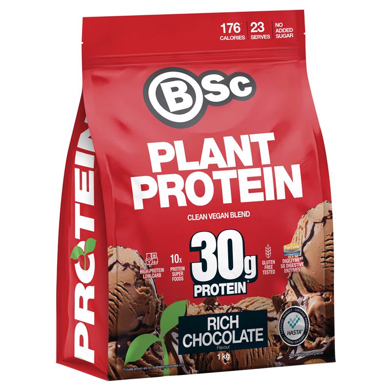 BSc Clean Plant Protein Rich Chocolate 1kg