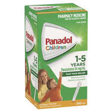 Panadol Children 1-5 Years Suspension Fever & Pain Relief Orange Flavour 200ml