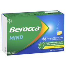 Berocca Mind Citrus 20 Effervescent Tablets - GimmeNow