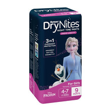 DryNites Night Pants Girl 4-7 Years (17-30kg) 9 Pack