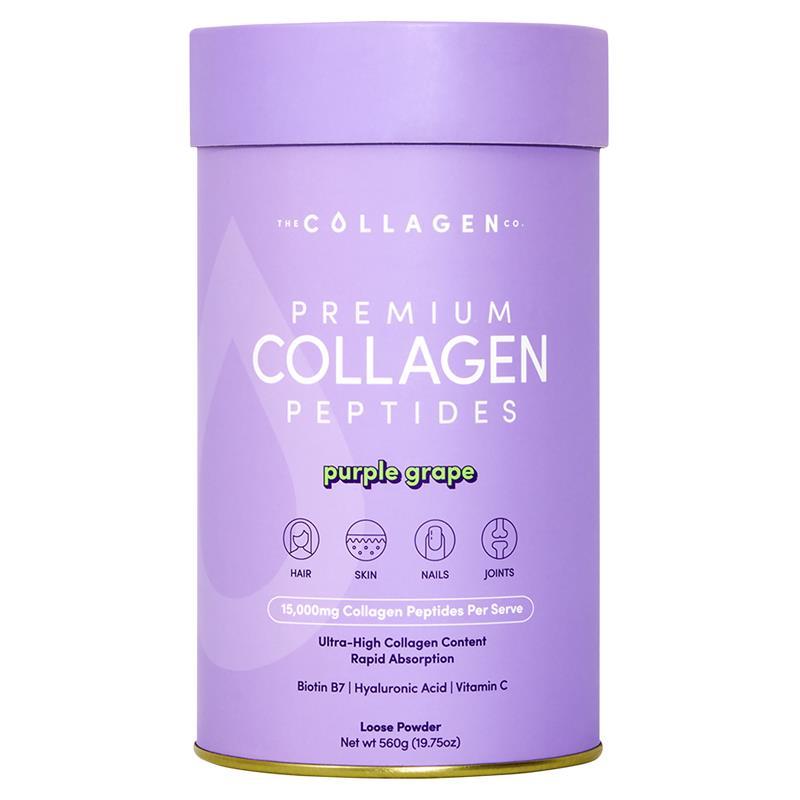 The Collagen Co Premium Collagen Peptides Purple Grape 560g