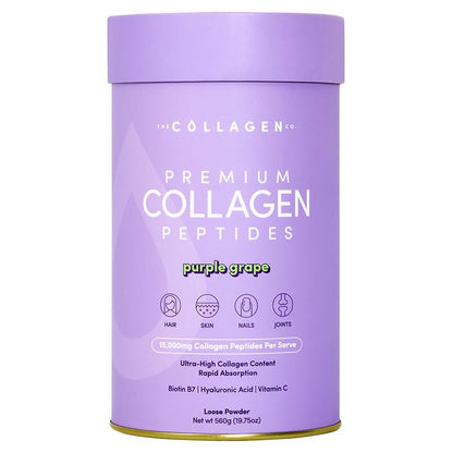 The Collagen Co Premium Collagen Peptides Purple Grape 560g