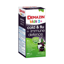 Demazin Kids 2+ Cold & Flu + Immune Defence Natural Berry Oral Liquid 200mL - GimmeNow