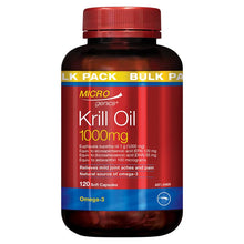 Microgenics Krill Oil 1000mg Bulk Pack 120 Capsules