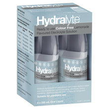 Hydralyte Liquid Colour Free Lemonade Flavoured (4x250ml) Solution - GimmeNow