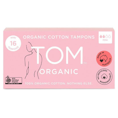 TOM Organic Tampons Mini 16 Pack
