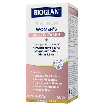 Bioglan Platinum Womens Multivitamin 60 Tablets