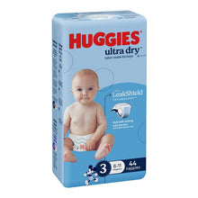 Huggies Ultra Dry Nappies Size 3 Boy 6-11kg Bulk 44 Pack