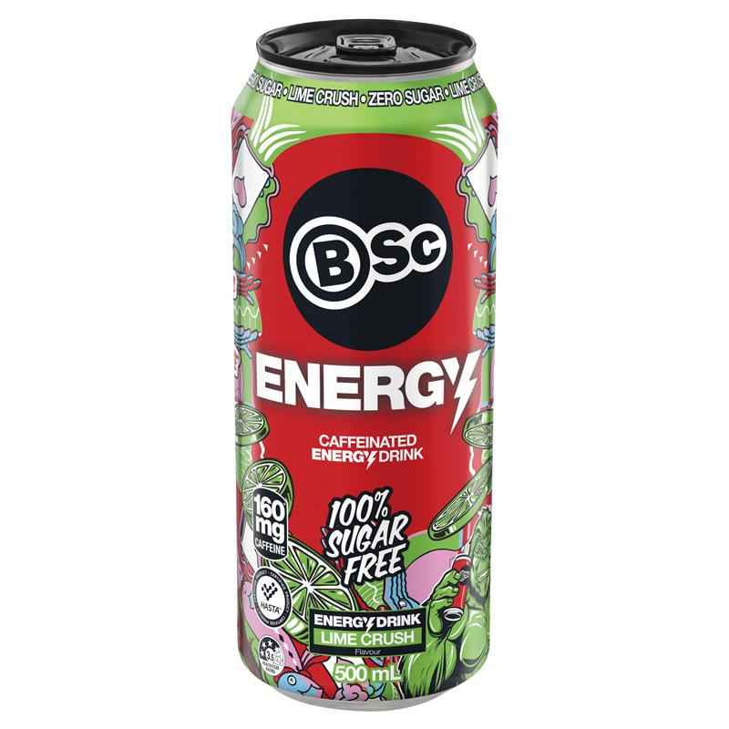 BSc Energy Drink Lime Crush 500ml