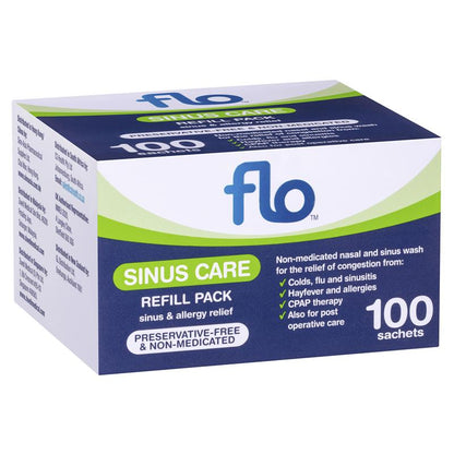 FLO Sinus Care Refill Sachets 100