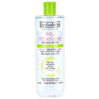 Evoluderm Eau Micellaire Water Combination Skin 500ml
