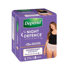 Depend Underwear Realfit Night Defence Female Large 8 Pack