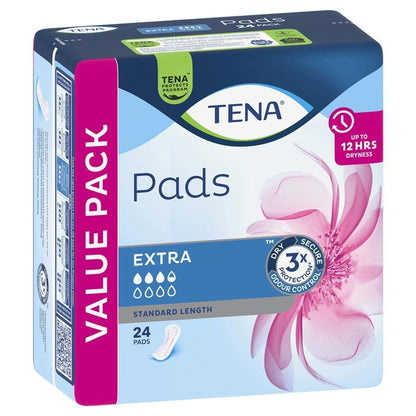 TENA Pad Extra Standard 24 Pack