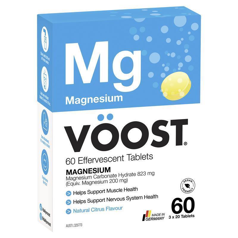 Voost Magnesium Effervescent 60 Pack Exclusive Size