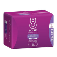 Poise Incontinence Pads For Bladder Leaks Maxi Night Ultra Long 20 Pack