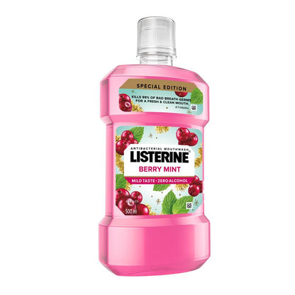 Listerine Mouthwash Berry Mint Limited Edition 500ml