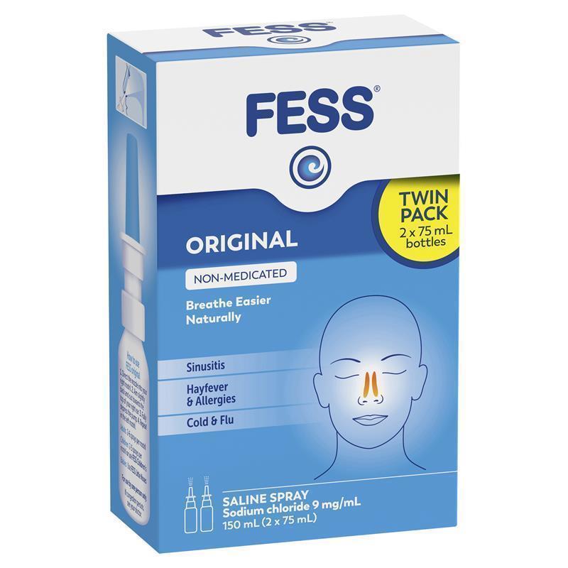 Fess Nasal Spray Twin Pack 150ml (2 x 75mL)