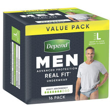 Depend Real Fit for Men Incontinence Underwear Large 16 Pack