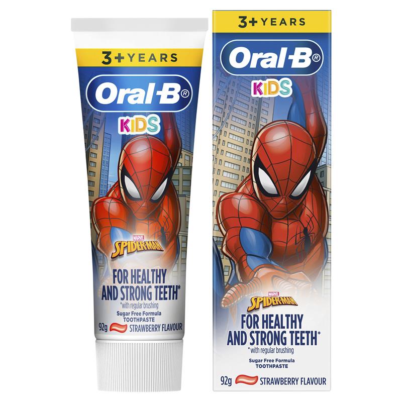 Oral B Toothpaste Spiderman Kids 3+ Years 92g
