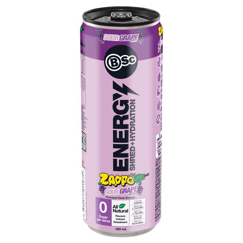 BSc Energy Shred Hydration Zappo Sour Grape 355ml