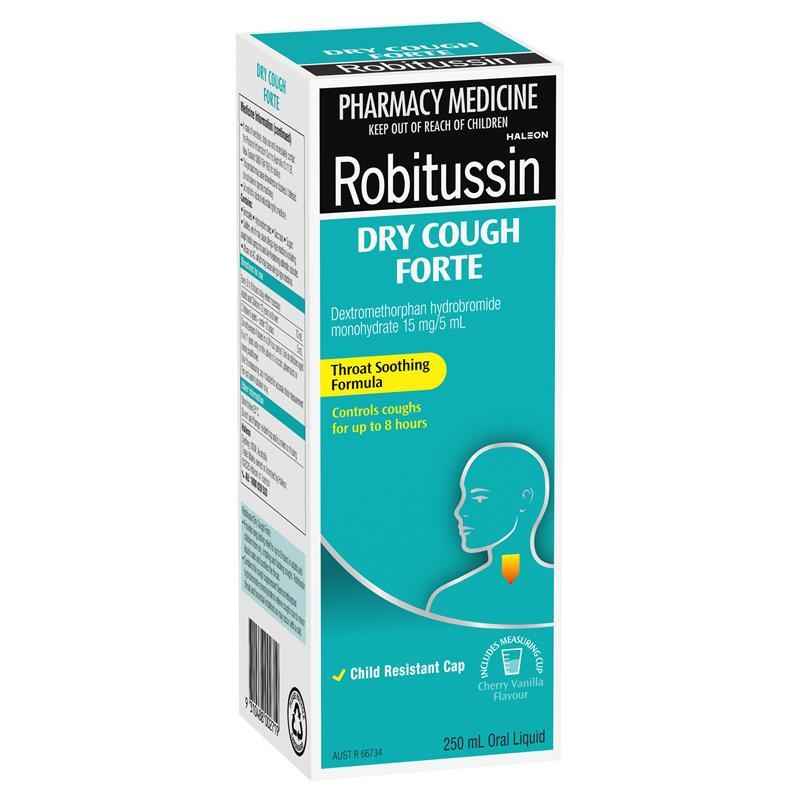 Robitussin Dry Cough Forte 250ml Exclusive Size