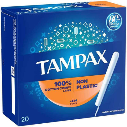 Tampax Super Tampons with Applicator 20 Pack