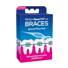 Piksters SupaGRIP Braces Floss Picks 20 Pack