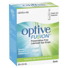 Optive Fusion Eye Drops 30 X 0.4mL