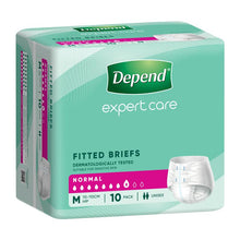 Depend Expert Care Incontinence Fitted Briefs Medium Large 10 Pack