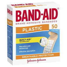 Band-Aid Plastic Strips 50 Pack - GimmeNow