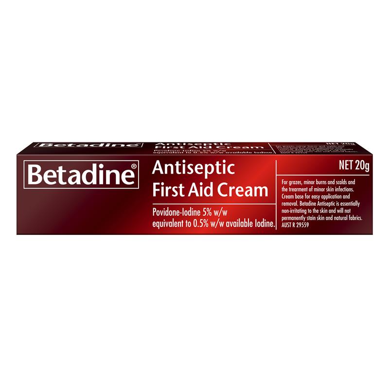Betadine Antiseptic First Aid Cream 20g