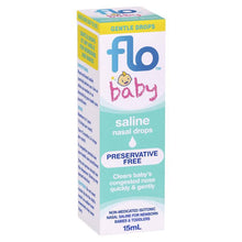 FLO Baby Saline Nasal Drops 15ml - GimmeNow