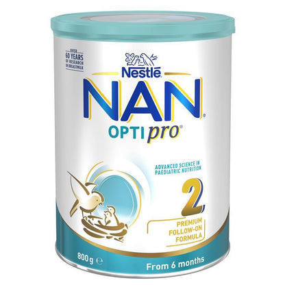 Nestle NAN OPTIPRO 2 Premium Baby Follow-on Formula Powder, From 6 to 12 Months – 800g