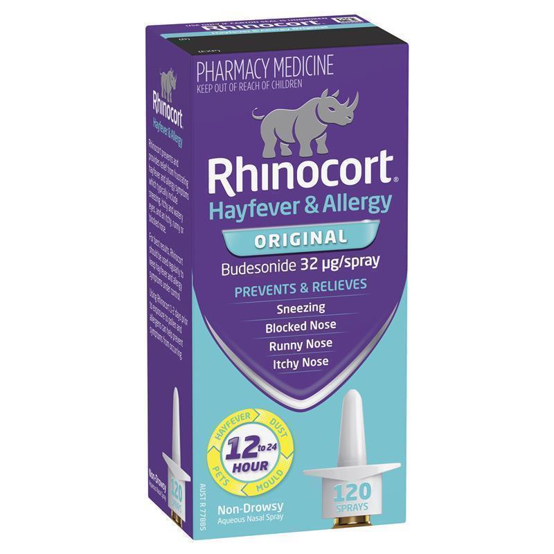Rhinocort Original Hayfever & Allergy Nasal Spray 120 Sprays