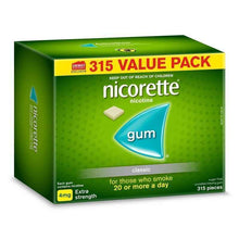 Nicorette Quit Smoking Extra Strength Nicotine Gum Classic Exclusive Size 315 Pack