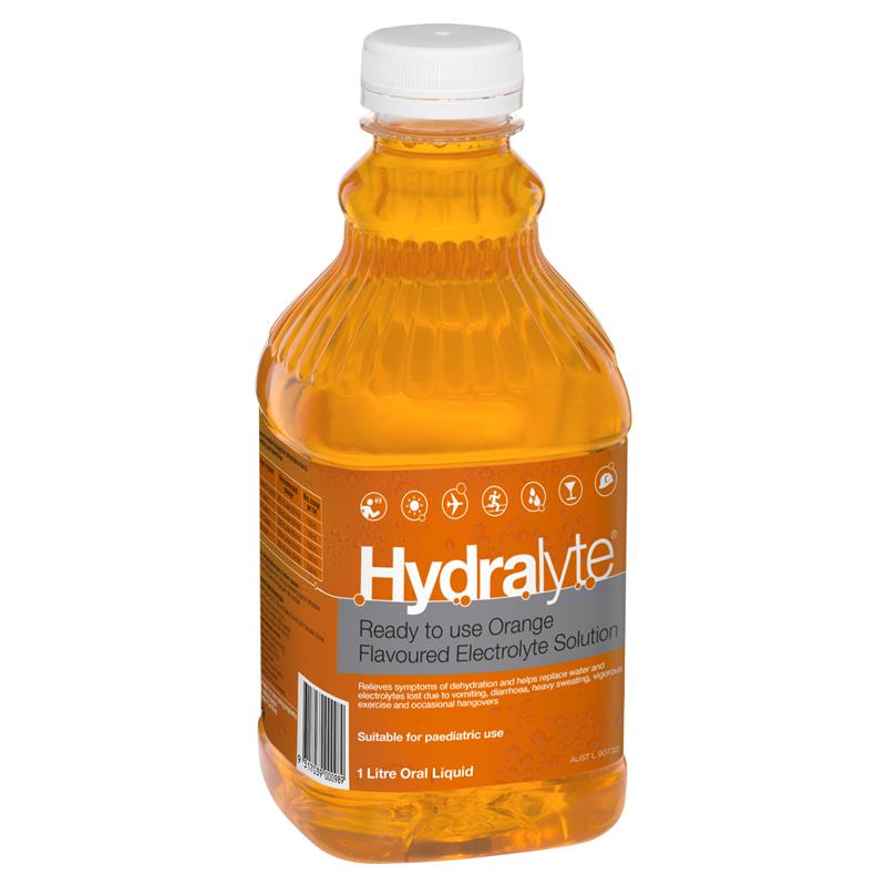 Hydralyte Liquid Orange 1Litre