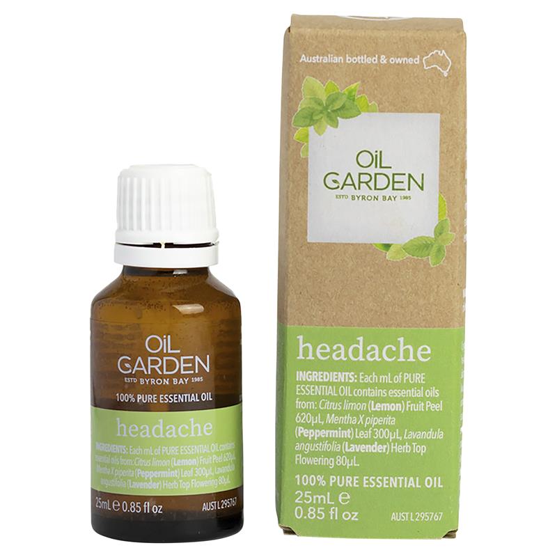 Oil Garden Natural Remedies Headache Oil 25ml