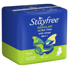 Stayfree Ultra Thin Regular Sanitary Pads With Wings 14 Pack