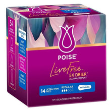 Poise Livefree Pad Regular No Wings 14 Pack