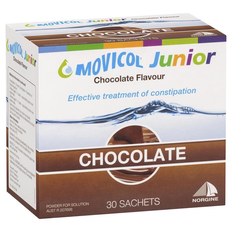 Movicol Junior Chocolate 30 Sachets - GimmeNow