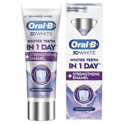 Oral B Toothpaste 3D White Intensive Whitening Diamond Clean 94g
