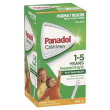 Panadol Children 1-5 Years Suspension Fever & Pain Relief Orange Flavour 200ml
