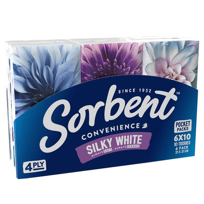Sorbent Pocket Tissues Everyday 6 Pack